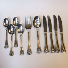 10 Piece Lot Towle London Shell 18/8 Stainless Steel Flatware picture