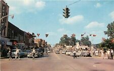 1950s Main Street, Jubilee Celebration, Etowah, Tennessee Postcard picture