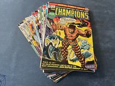 Champions #1-17 1975 Marvel Comic Bookt Complete Run Gil Kane Mid Grades picture