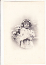 FRANCE POSTCARD CHILDREN REAL PHOTO 1912 picture