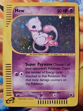 Mew Holo Rare Pokemon Card, Expedition, 19/165 picture