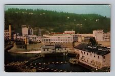 Oregon City OR-Oregon, Crown Zellerbach Corp, Paper Mill Vintage Postcard picture