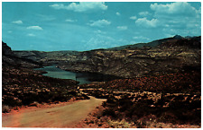 Postcard Chrome Apache Lake Apache Trail Highway 88 Arizona picture