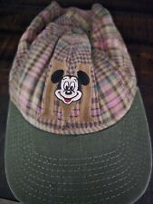 Vintage 90s Mickey Mouse Plaid Hat picture