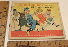 ANTIQUE 1929 DUTCH BOY & OLD MAN GLOOM PAINT BOOKLET FOR CHILDREN NAT'L LEAD CO picture