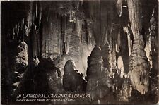 Cathedral Caverns Luray VA Virginia Antique Postcard DB UNP Unused picture