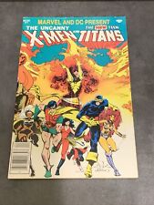 The Uncanny X-Men and The New Teen Titans Marvel and DC 1982 Read Description picture