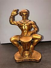Vintage Gold Color Statue Height 10 1/2” picture
