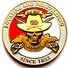 B Troop 1st US Dragoons Challenge Coin Bandits By God Locating & Penetrating picture