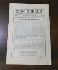 1927 ZION HERALD Vol 3  Salt Lake City Utah Evangelical Lutheran Church picture