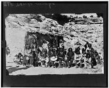 Photo:Paiute Indian Group,Adobe House,Indians of North America,1909-1932 picture