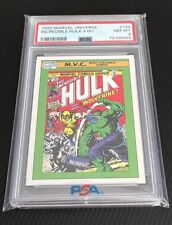 1990 Marvel Universe PSA 8 Card #134 NM/MT - Incredible Hulk - Newly Graded picture
