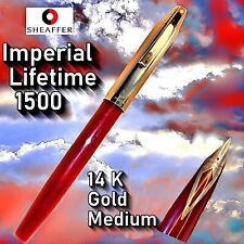 Sheaffer Imperial LIFETIME Fountain Pen 1500  14K M 50th ANNIVERSARY 1963 Hybrid picture