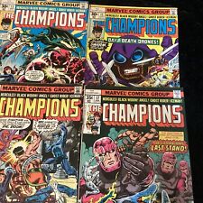 Vintage Comic Books From The 70s, The Champions #13-15-16-17, See Photos picture