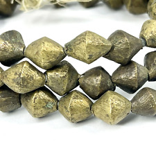 Brass Bicones Old Beads Nigeria African JK Brown Collection picture