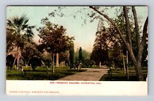 Stockton CA- California, Fremont Square, Advertisement, Antique Vintage Postcard picture