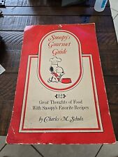 1967 Hallmark SNOOPY'S GOURMET GUIDE Peanuts Gang CHARLES M. SCHULZ 12 Recipes picture