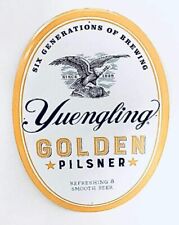 Yuengling Golden Pilsner Oval Tin Tacker Sign - New &  - 22