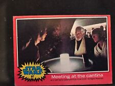 1977 Topps Star Wars Series 2 (Red) #97- Meeting at the cantina picture