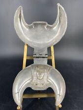 Antique  Masonic Pewter Ice Cream or Chocolate Mold Egyptian Crescent Moon #1081 picture