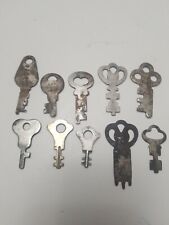 Antique Flat Skeleton Keys, lot of 10 picture