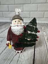 Department 56 Robed Santa Claus Belsnickle Bottle Brush Christmas Tree Ornament picture