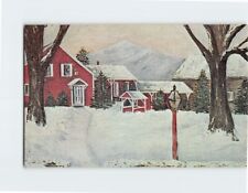 Postcard Winter at Hickory Stick Farm New Hampshire USA picture