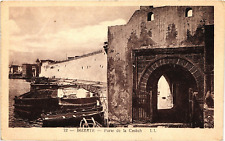 Real Photo RPPC Antique Postcard Porte de la Casbah Bizerte Tunisia picture