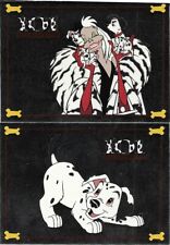 1996 - Disney's 101 Dalmatians Foil 'N Fur - 2 card set -  picture