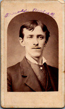 Circa 1860s CDV Photograph Coshocton, Ohio Man ID'D Arnold by Lawson picture