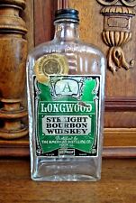 RARE LONGWOOD WHISKY Bottle with 1930’s UTAH LIQUOR CONTROL COMMISSION STAMP picture