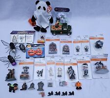Retired Halloween Village Celebrate Tiny Treasures Lot Witches Mummy PLUS MORE picture