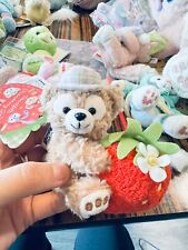 Tokyo Disney Resort Duffy Heartfelt Strawberry Gift Duffy Bear Strap 2024  picture