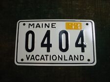 1953 WHEATIES CEREAL PREMIUM MINI LICENSE PLATE  MAINE  NEAR MINT picture