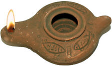Antique wick Byzantine Clay Oil Lamp - ancient heritage lamp picture