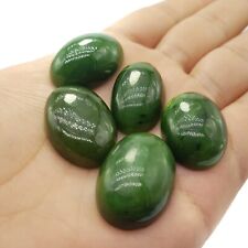 58 Grams Green Nephrite Jade Cabs, Nephrite Jade Cabochons picture