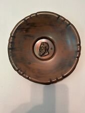 Theodore Herzl Copper And Brass Relief Wall Plate 11 1/4” picture