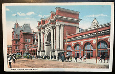 Vintage Postcard 1913 N. Station, Boston, Massachusetts (MA) picture