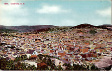 Lead City South Dakota Aerial Panoramic View Vintage Postcard picture