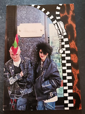 vtg postcard RARE 1984 UK PUNK Punks outside Harrod's London couple picture