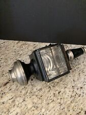 Antique Vintage Carriage Buggy  Beveled Glass Driving Lantern Lamp Auto Light picture