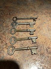 Lot of 5 Vintage Skeleton  Keys picture