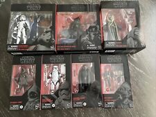 STAR-WARS BLACK SERIES FIGURES SELLING AS ONE LOT. picture