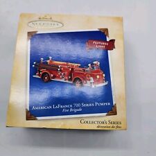 Hallmark 2004 American LaFrance 700 Series Pumper Fire Brigade Keepsake Ornament picture