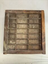 Vintage Letterpress Shadow Box Wooden Wall Decoration picture