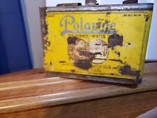 Polarine Standard Oil Of Indiana Half Gallon Motor Oil Can Vintage Auto. Early  picture