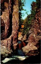 Bad River Gorge Copper Falls State Park Mellen Wisconsin Thompson Vtg Postcard picture