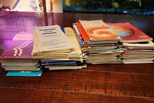 HUGE Lot Airline Travel Brochures 70s 80s Panam Swiss Air Delta American MORE picture