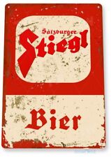 STIEGL BEER TIN SIGN 11X8  BREWING BREWERY AUSTRIA PILSNER COMPANY GERMAN  picture