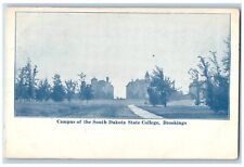Brookings South Dakota Postcard Campus State College Field c1910 Vintage Antique picture